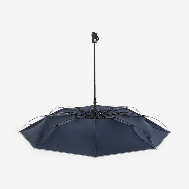 Parapluie pliable réfléchissant rPET ouverture fermeture automatique
